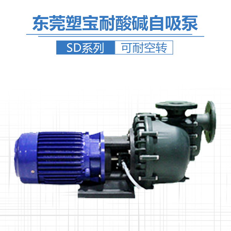 耐酸碱可空转自吸泵SD系列